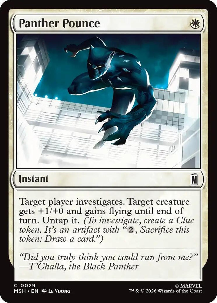 Image for Panther Pounce (29) (MSH) - Magic: The Gathering