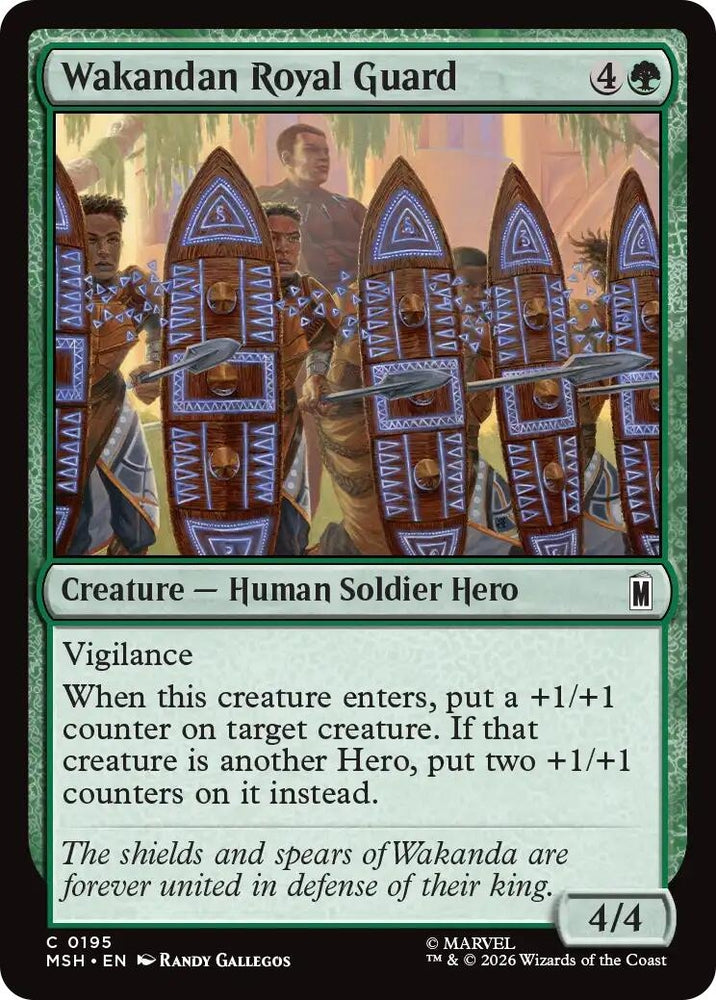 Image for Wakandan Royal Guard (195) (MSH) - Magic: The Gathering