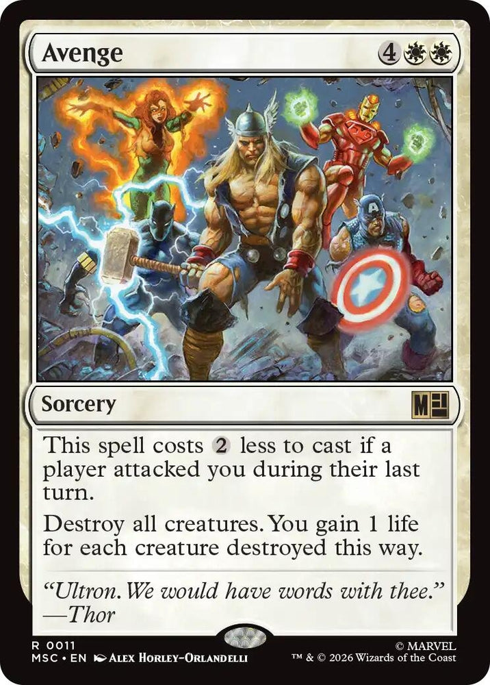 Image for Avenge (11) (MSC) - Magic: The Gathering