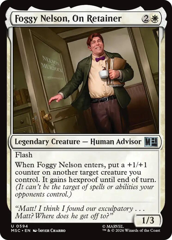 Image for Foggy Nelson, On Retainer (594) (MSC) - Magic: The Gathering
