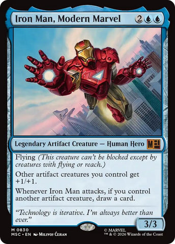 Image for Iron Man, Modern Marvel (830) (MSC) - Magic: The Gathering