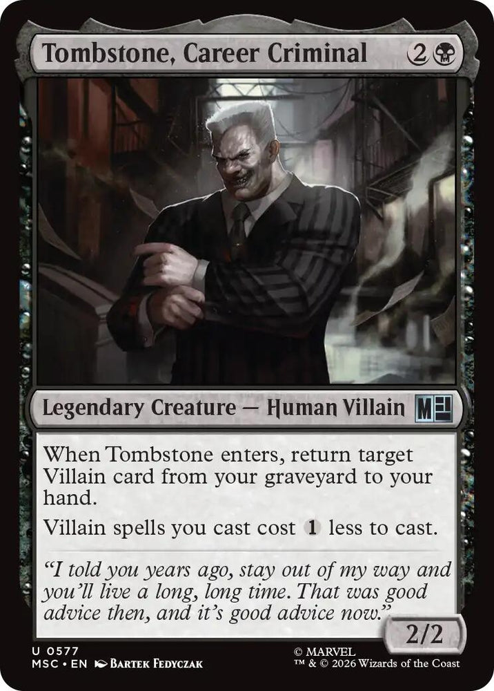 Image for Tombstone, Career Criminal (0577) (577) (MSC) - Magic: The Gathering