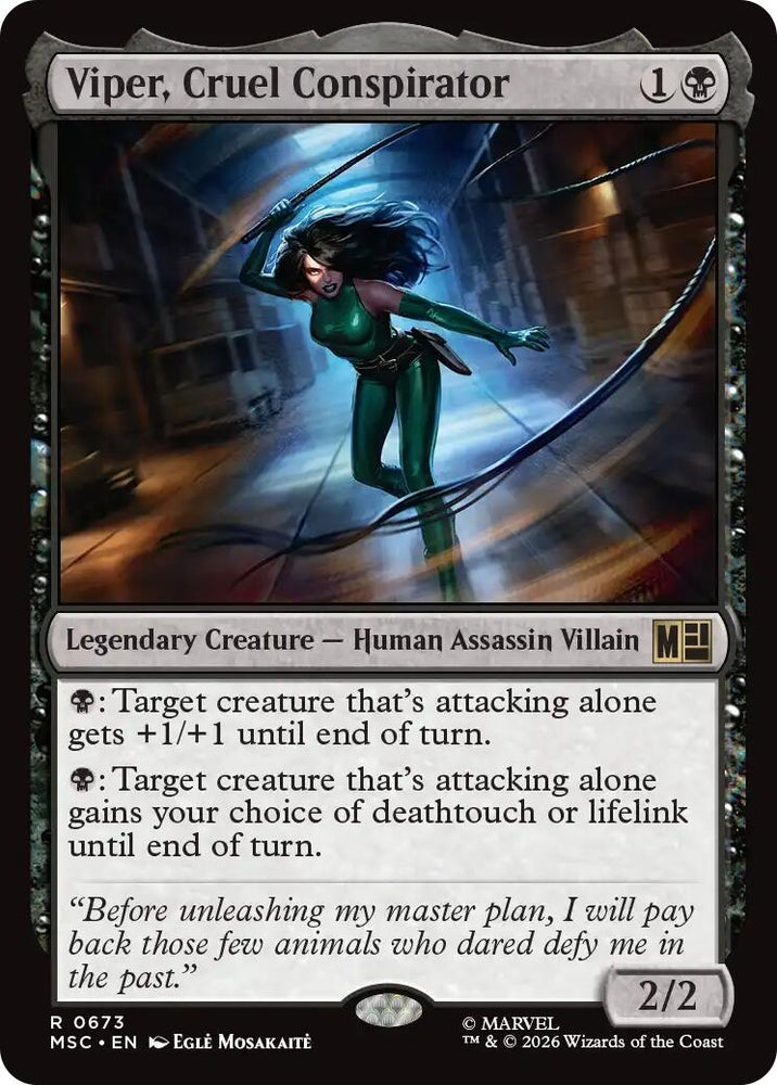 Image for Viper, Cruel Conspirator (673) (MSC) - Magic: The Gathering