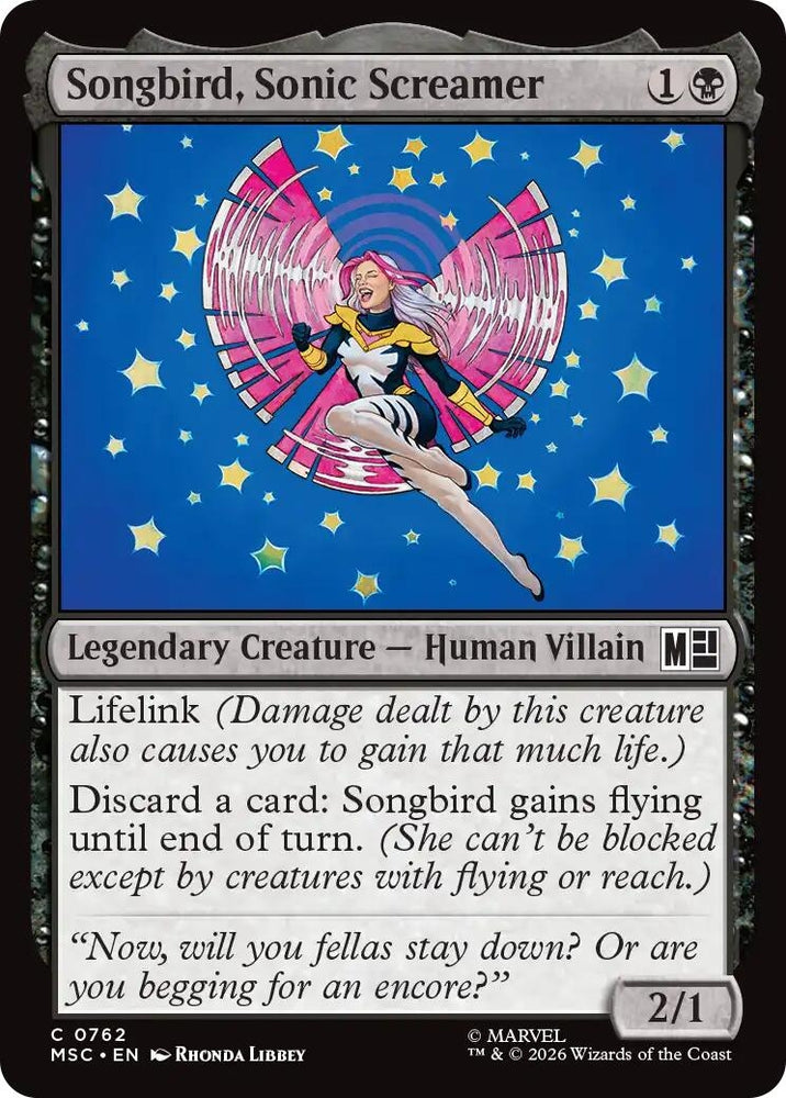 Image for Songbird, Sonic Screamer (762) (MSC) - Magic: The Gathering