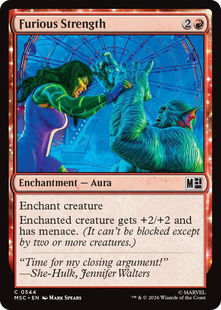 Image for Furious Strength (544) (MSC) - Magic: The Gathering