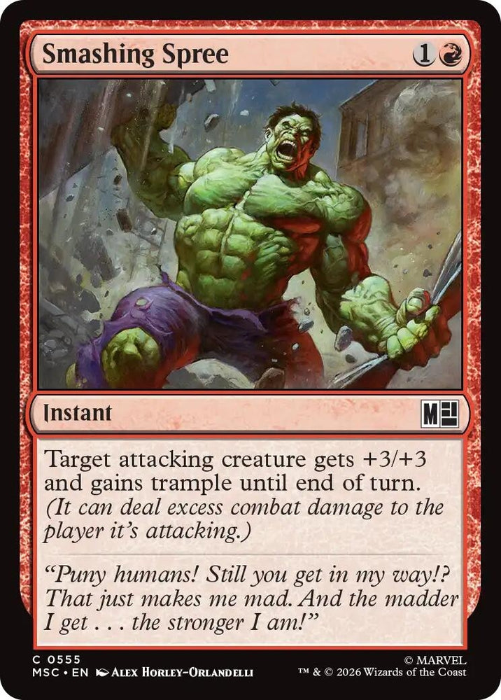 Image for Smashing Spree (0555) (555) (MSC) - Magic: The Gathering