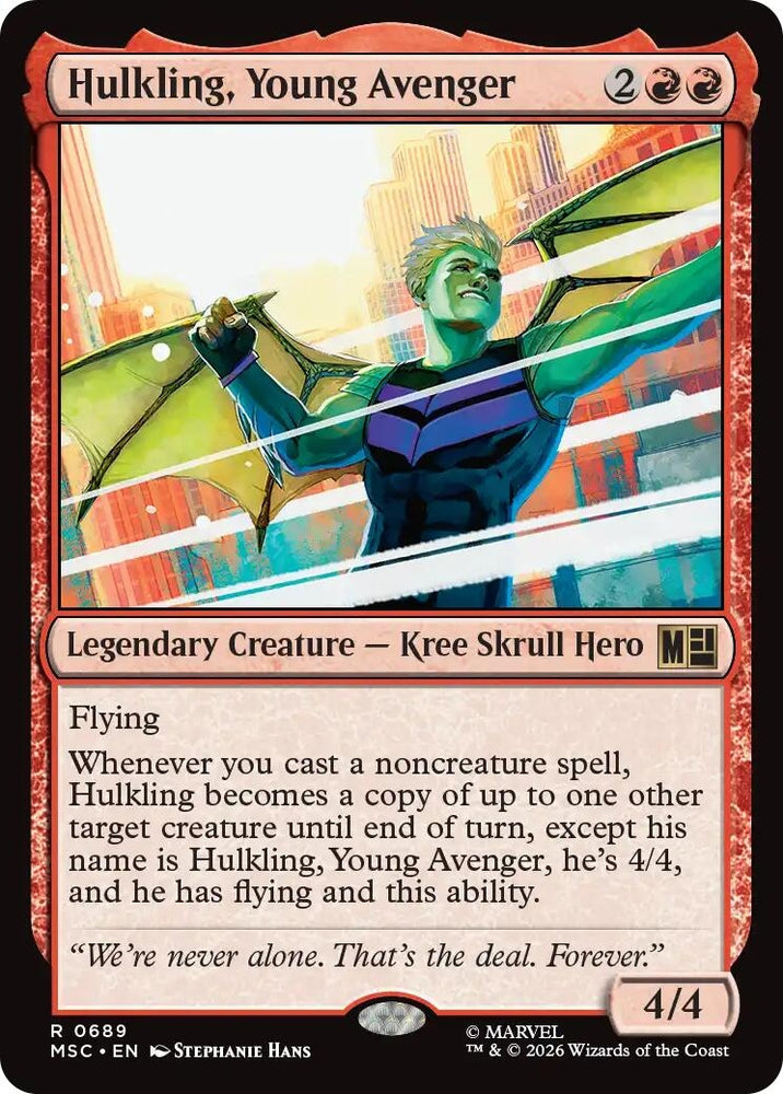 Image for Hulkling, Young Avenger (689) (MSC) - Magic: The Gathering