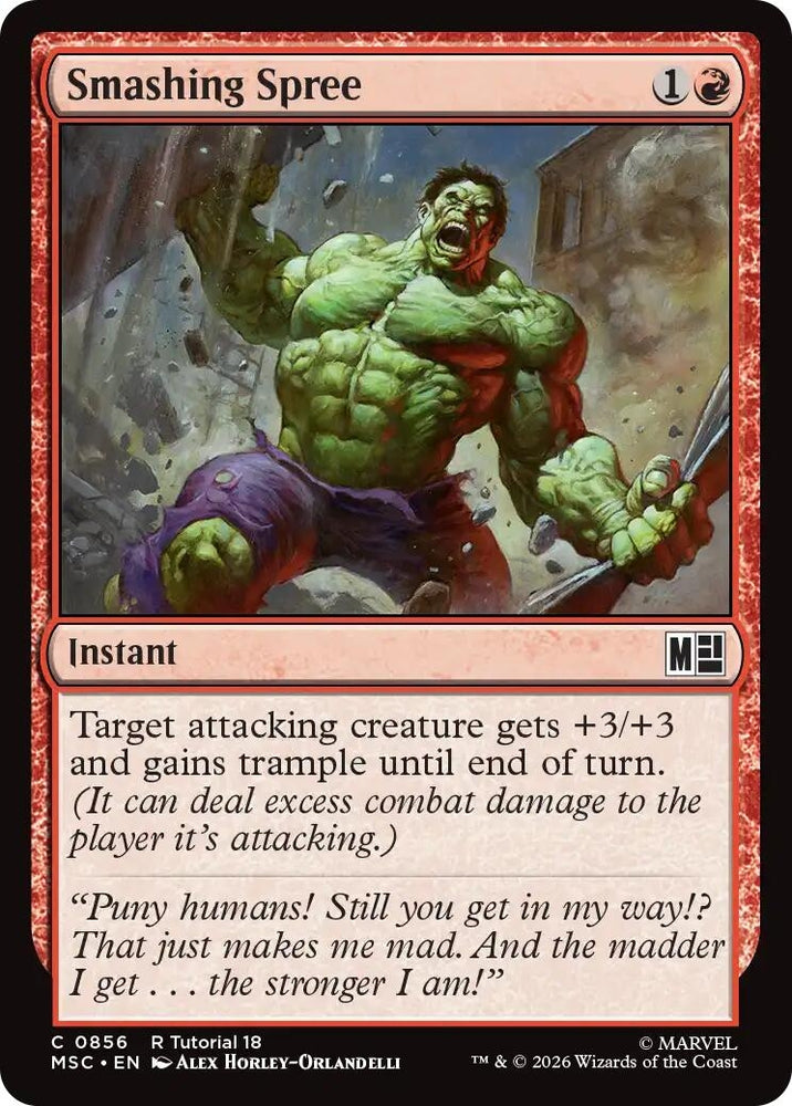 Image for Smashing Spree (0856) (856) (MSC) - Magic: The Gathering