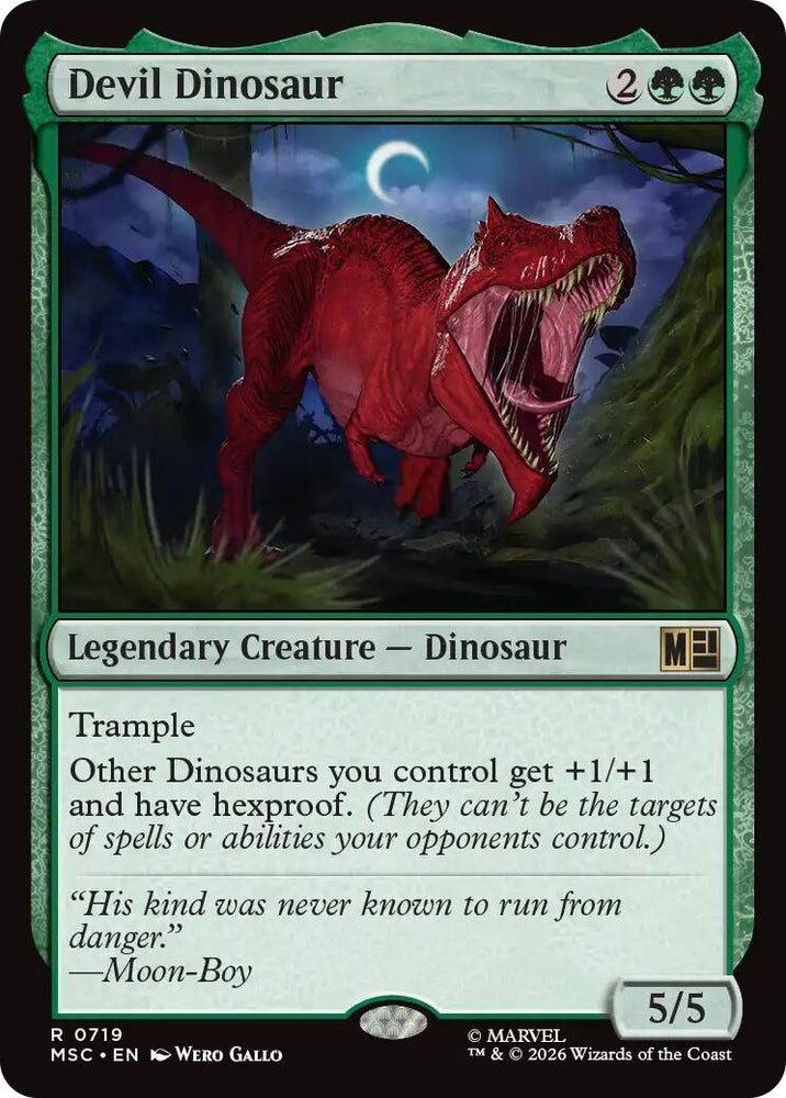 Image for Devil Dinosaur (719) (MSC) - Magic: The Gathering