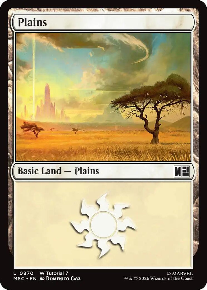 Image for Plains (0870) (870) (MSC) - Magic: The Gathering