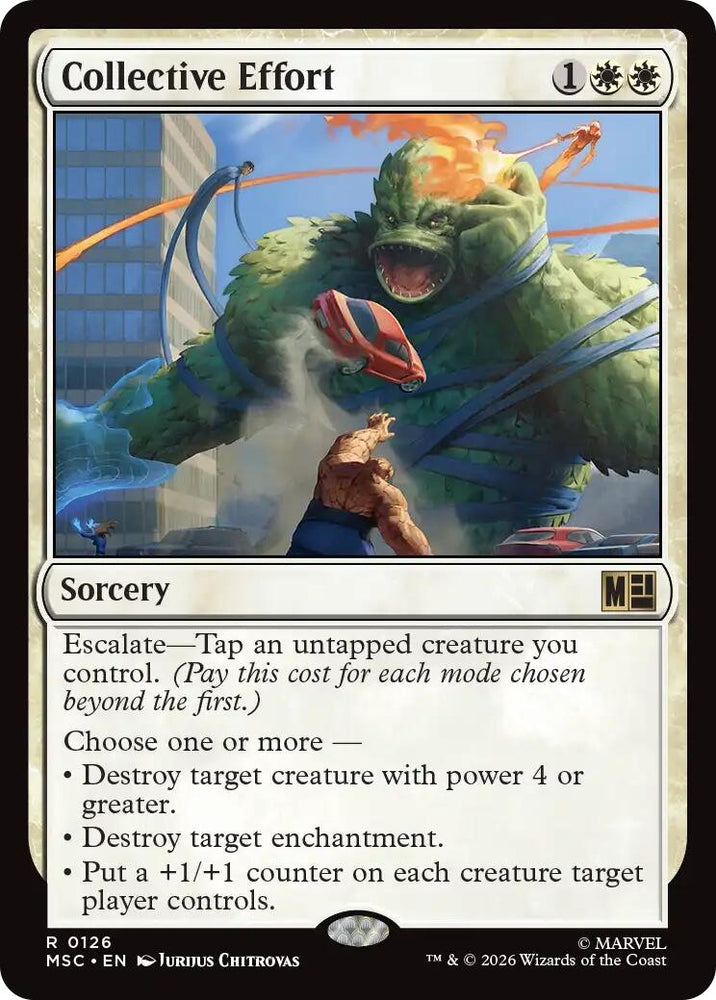 Image for Collective Effort (126) (MSC) - Magic: The Gathering