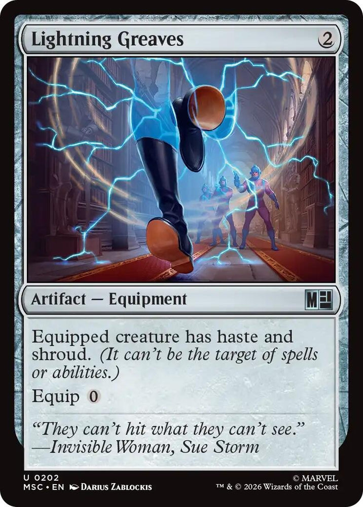 Image for Lightning Greaves (202) (MSC) - Magic: The Gathering