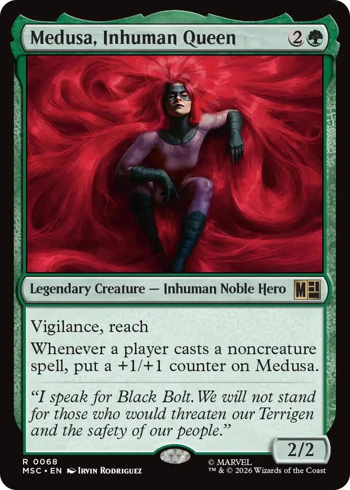 Image for Medusa, Inhuman Queen (Surge Foil) (68) (MSC) - Magic: The Gathering