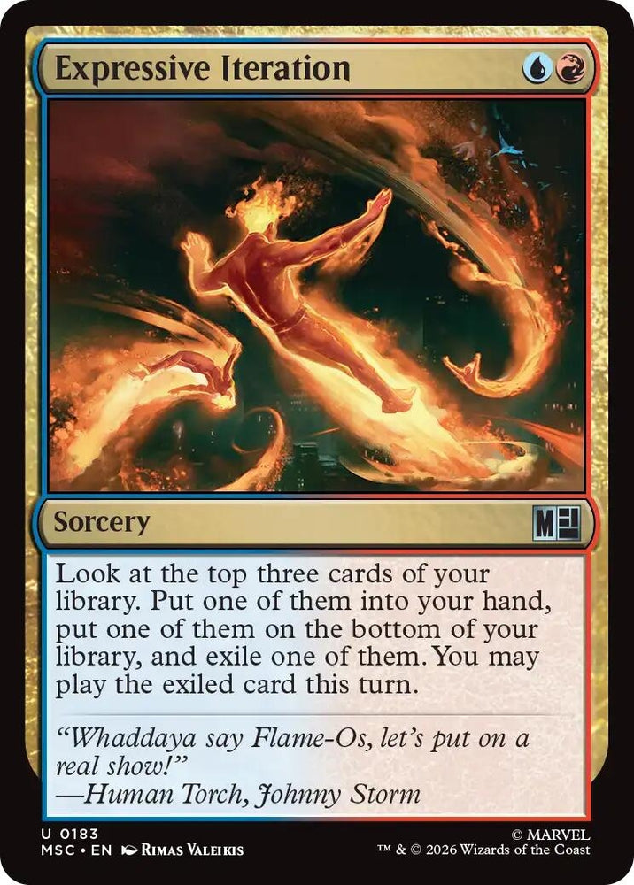 Image for Expressive Iteration (183) (MSC) - Magic: The Gathering