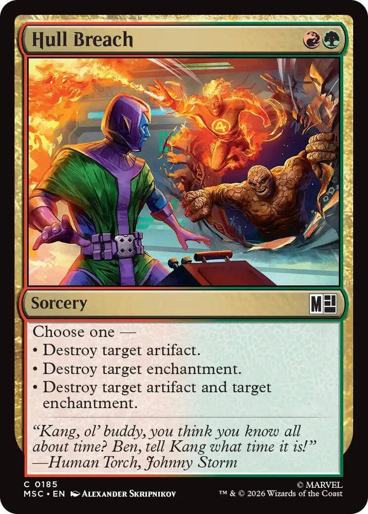 Image for Hull Breach (Surge Foil) (185) (MSC) - Magic: The Gathering