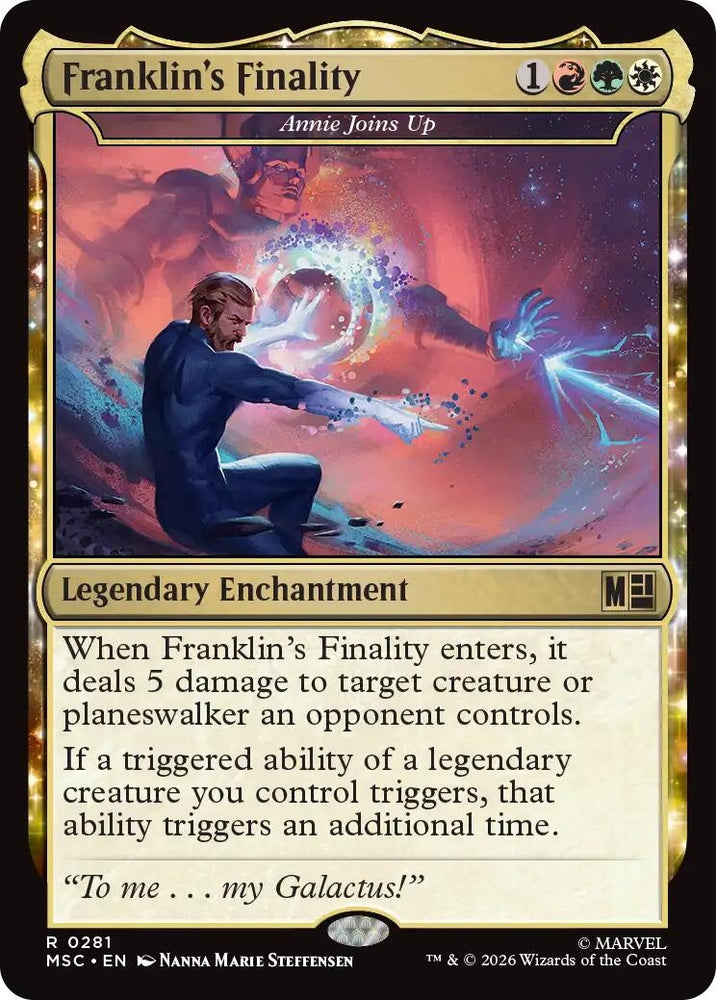 Image for Franklin's Finality - Annie Joins Up (Surge Foil) (281) (MSC) - Magic: The Gathering