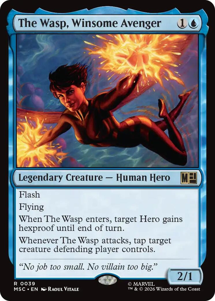 Image for The Wasp, Winsome Avenger (Surge Foil) (39) (MSC) - Magic: The Gathering