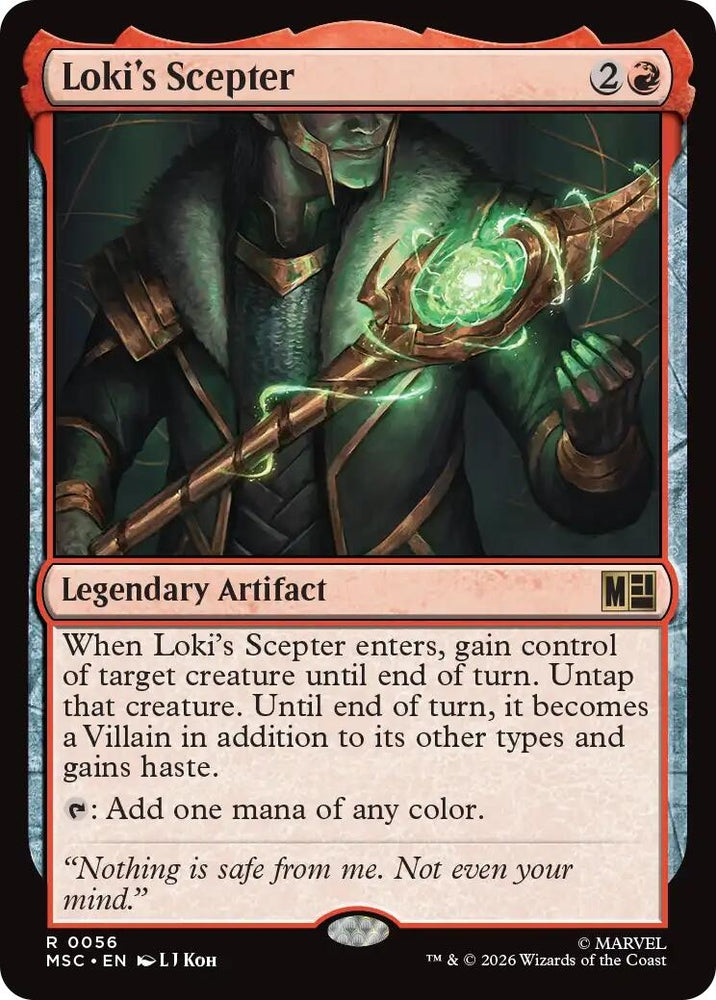 Image for Loki's Scepter (Surge Foil) (56) (MSC) - Magic: The Gathering