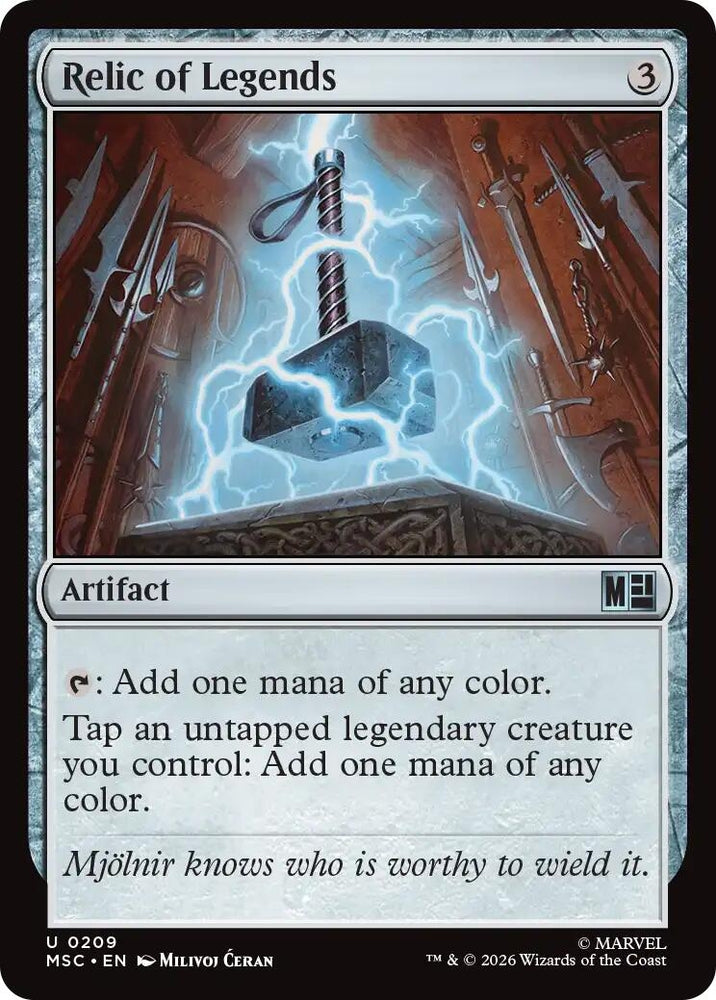 Image for Relic of Legends (Surge Foil) (209) (MSC) - Magic: The Gathering