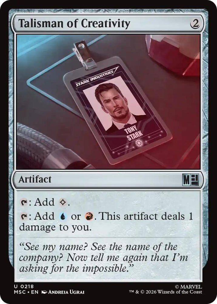 Image for Talisman of Creativity (Surge Foil) (218) (MSC) - Magic: The Gathering