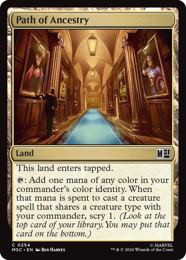 Image for Path of Ancestry (Surge Foil) (254) (MSC) - Magic: The Gathering