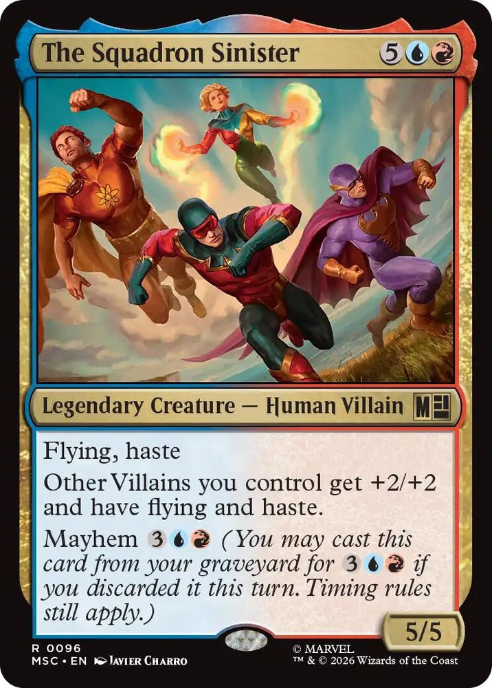 Image for The Squadron Sinister (Surge Foil) (96) (MSC) - Magic: The Gathering