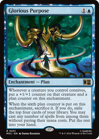 Image for Glorious Purpose (Surge Foil) (31) (MSC) - Magic: The Gathering