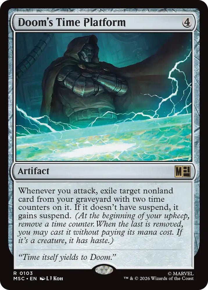 Image for Doom's Time Platform (Surge Foil) (103) (MSC) - Magic: The Gathering