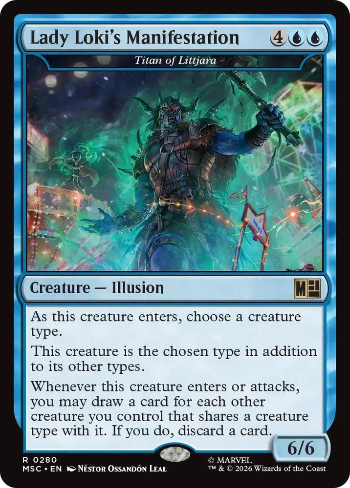 Image for Lady Loki's Manifestation - Titan of Littjara (280) (MSC) - Magic: The Gathering