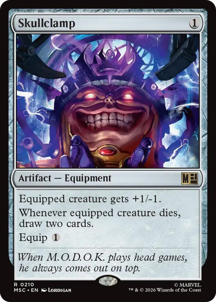 Image for Skullclamp (Surge Foil) (210) (MSC) - Magic: The Gathering