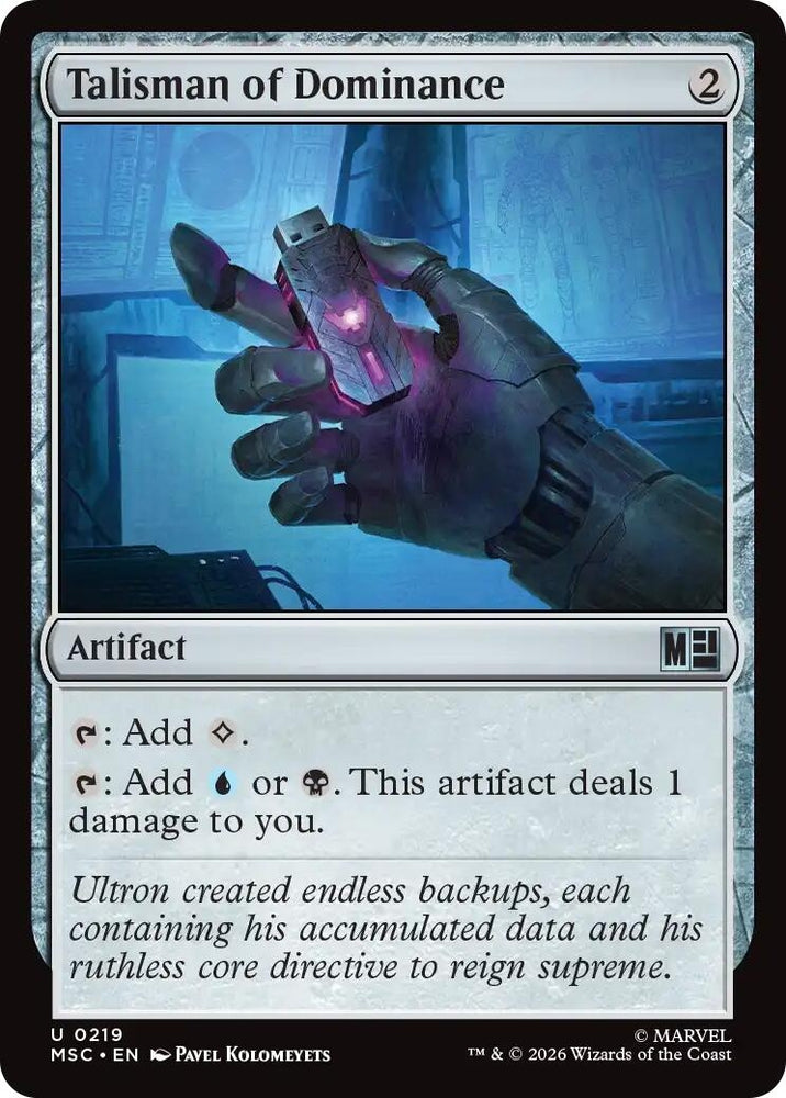 Image for Talisman of Dominance (Surge Foil) (219) (MSC) - Magic: The Gathering