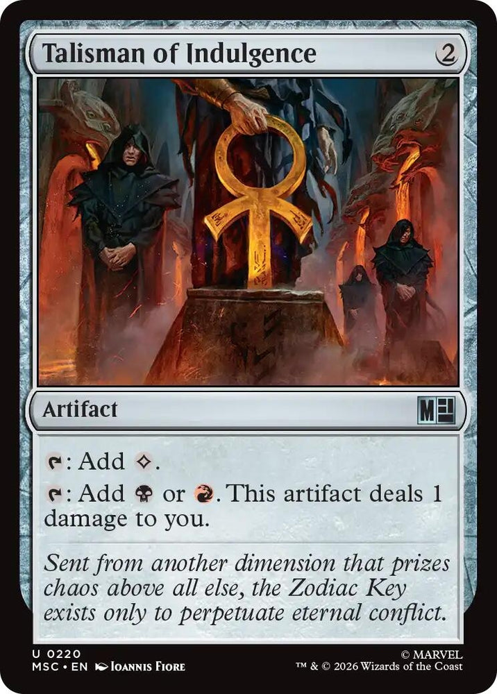 Image for Talisman of Indulgence (Surge Foil) (220) (MSC) - Magic: The Gathering
