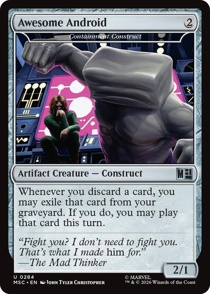 Image for Awesome Android - Containment Construct (Surge Foil) (284) (MSC) - Magic: The Gathering