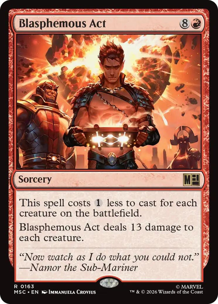 Image for Blasphemous Act (Surge Foil) (163) (MSC) - Magic: The Gathering