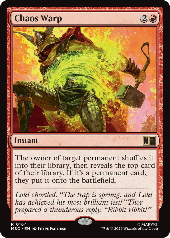 Image for Chaos Warp (Surge Foil) (164) (MSC) - Magic: The Gathering