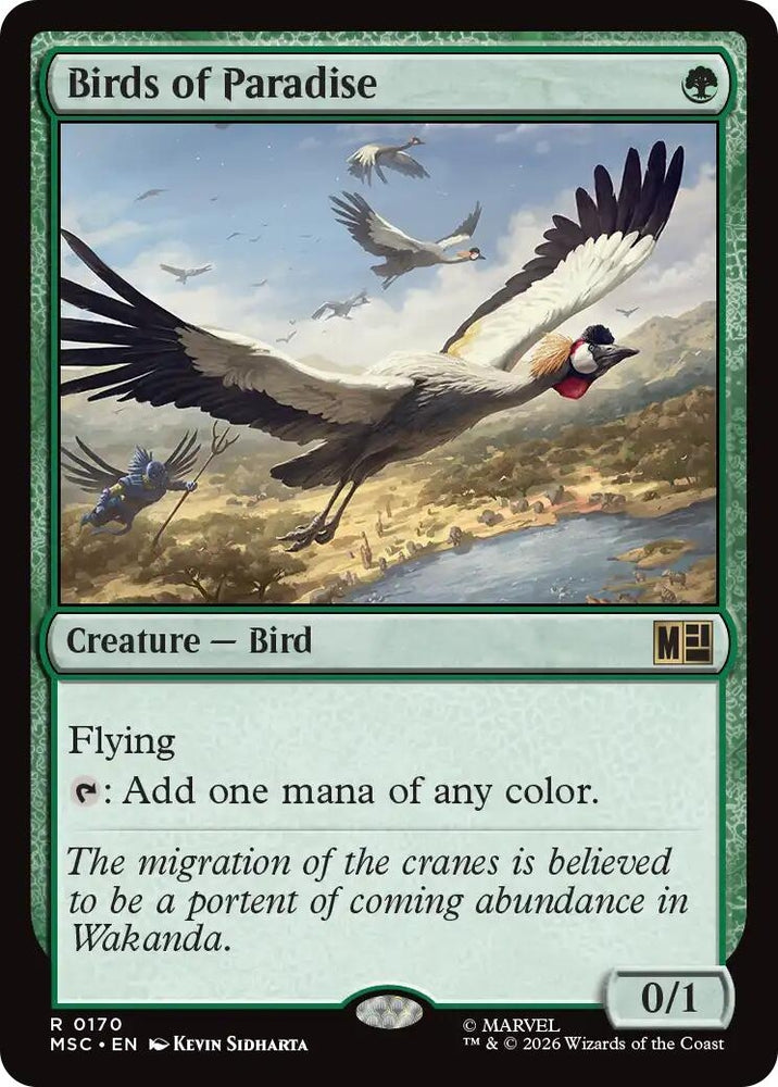Image for Birds of Paradise (170) (MSC) - Magic: The Gathering