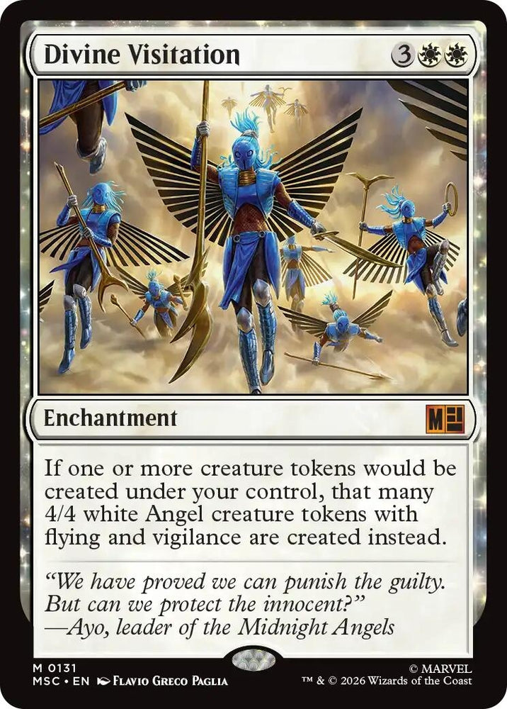 Image for Divine Visitation (Surge Foil) (131) (MSC) - Magic: The Gathering