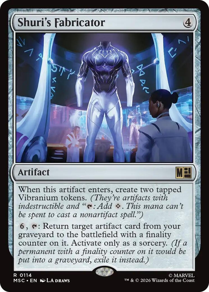 Image for Shuri's Fabricator (Surge Foil) (114) (MSC) - Magic: The Gathering