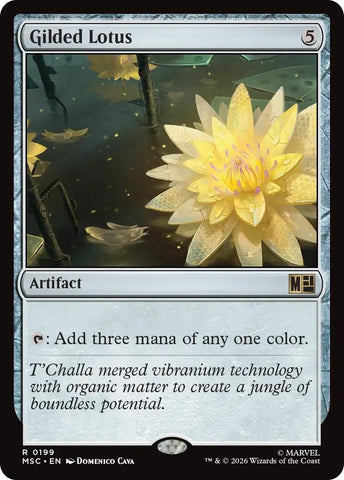 Image for Gilded Lotus (Surge Foil) (199) (MSC) - Magic: The Gathering