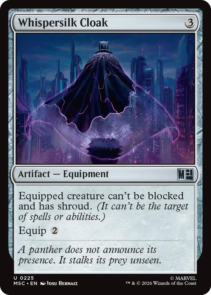 Image for Whispersilk Cloak (Surge Foil) (225) (MSC) - Magic: The Gathering
