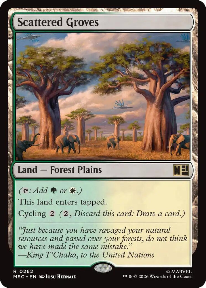 Image for Scattered Groves (Surge Foil) (262) (MSC) - Magic: The Gathering