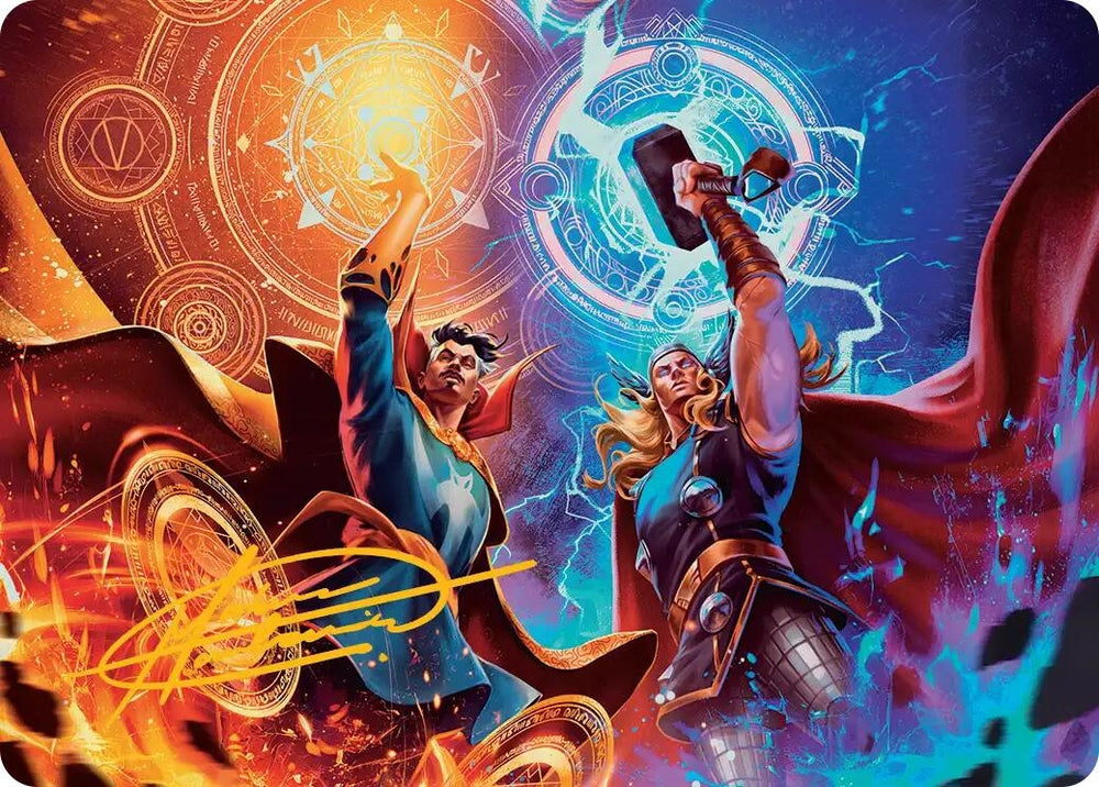 Image for We Say Thee Nay! Art Card (Gold-Stamped Signature) (7) (AAMSH) - Magic: The Gathering