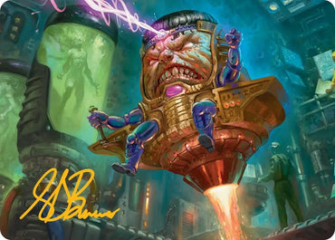 Image for M.O.D.O.K. Art Card (Gold-Stamped Signature) (9) (AAMSH) - Magic: The Gathering