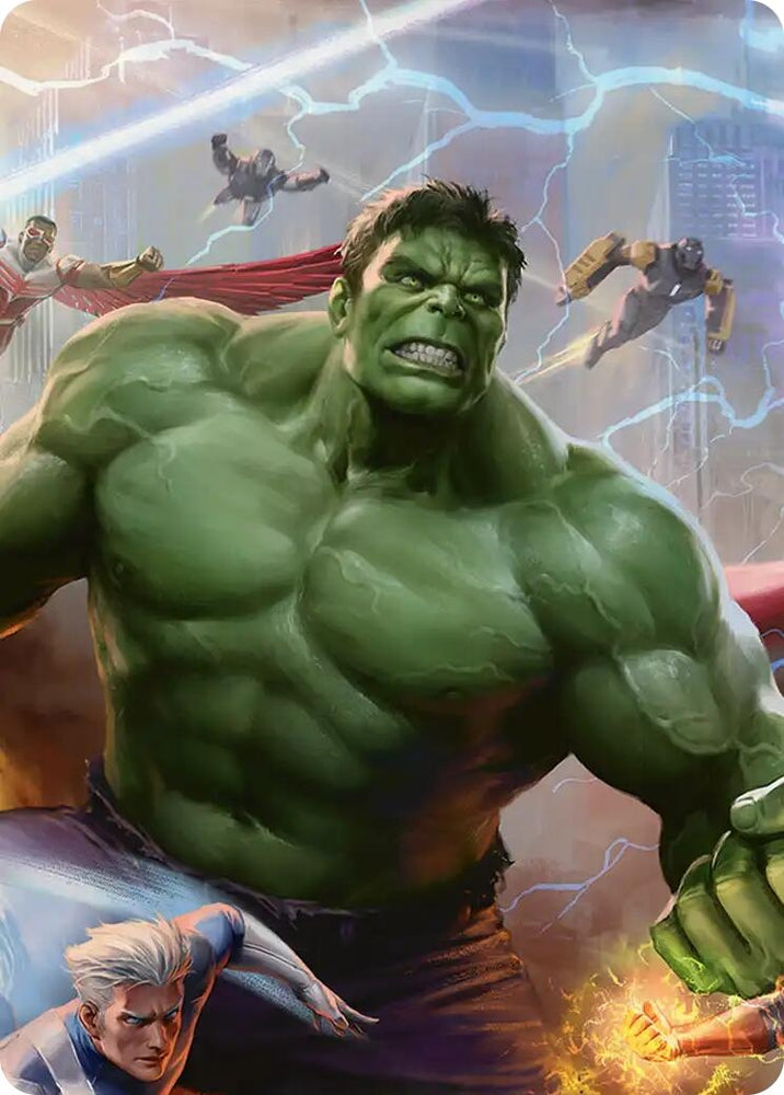 Image for Hulk, Always Angry Art Card (2) (AAMSH) - Magic: The Gathering