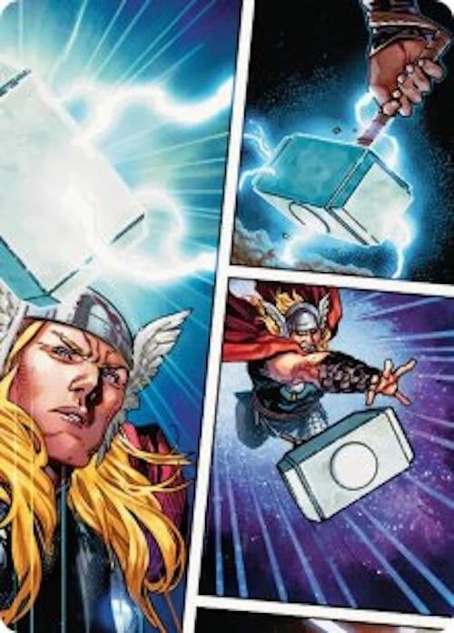Image for Mjolnir, Hammer of Thor Art Card (19) (AAMSH) - Magic: The Gathering