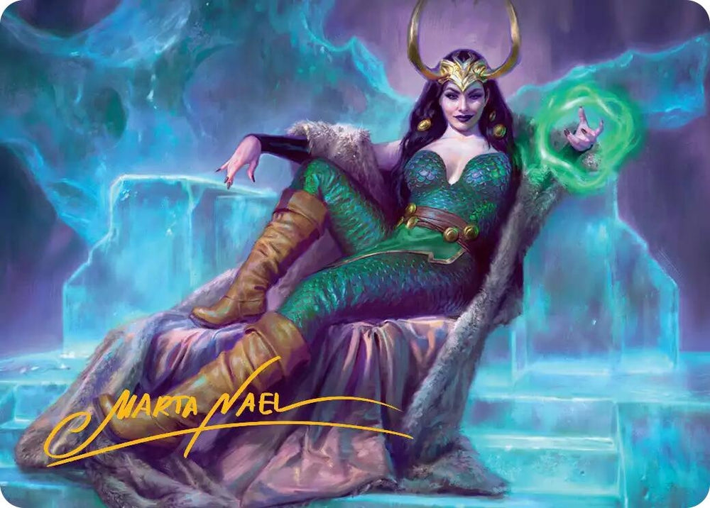 Image for Lady Loki, Agent of Chaos Art Card (Gold-Stamped Signature) (33) (AAMSH) - Magic: The Gathering
