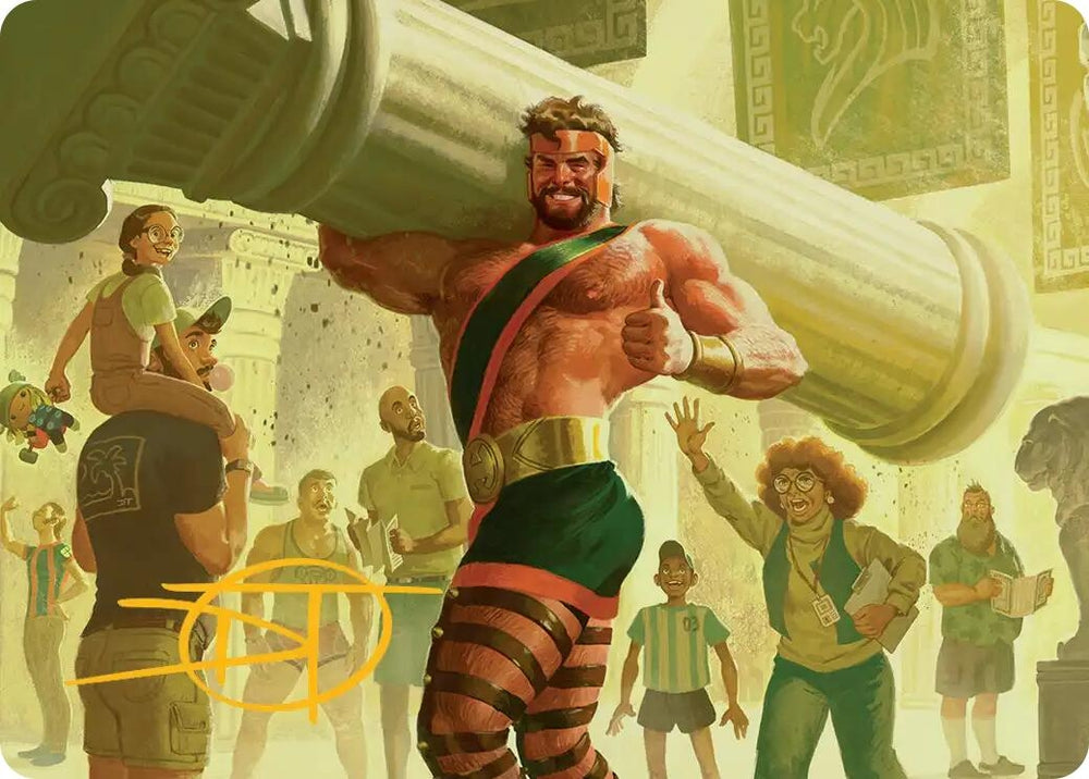 Image for Hercules, Prince of Power Art Card (Gold-Stamped Signature) (13) (AAMSH) - Magic: The Gathering