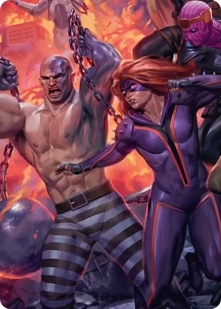 Image for Absorbing Man and Titania Art Card (10) (AAMSH) - Magic: The Gathering