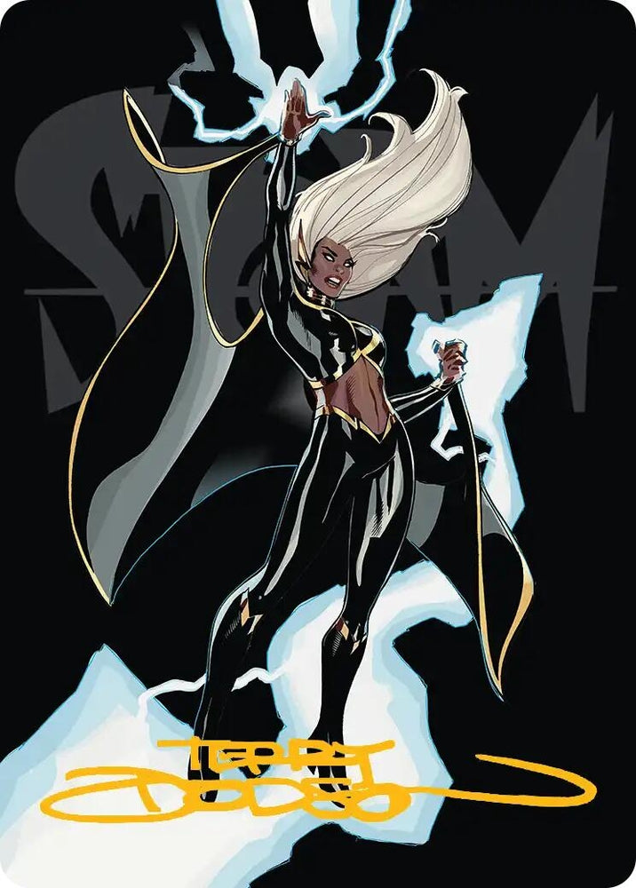 Image for Storm, Windrider Art Card (Gold-Stamped Signature) (30) (AAMSH) - Magic: The Gathering