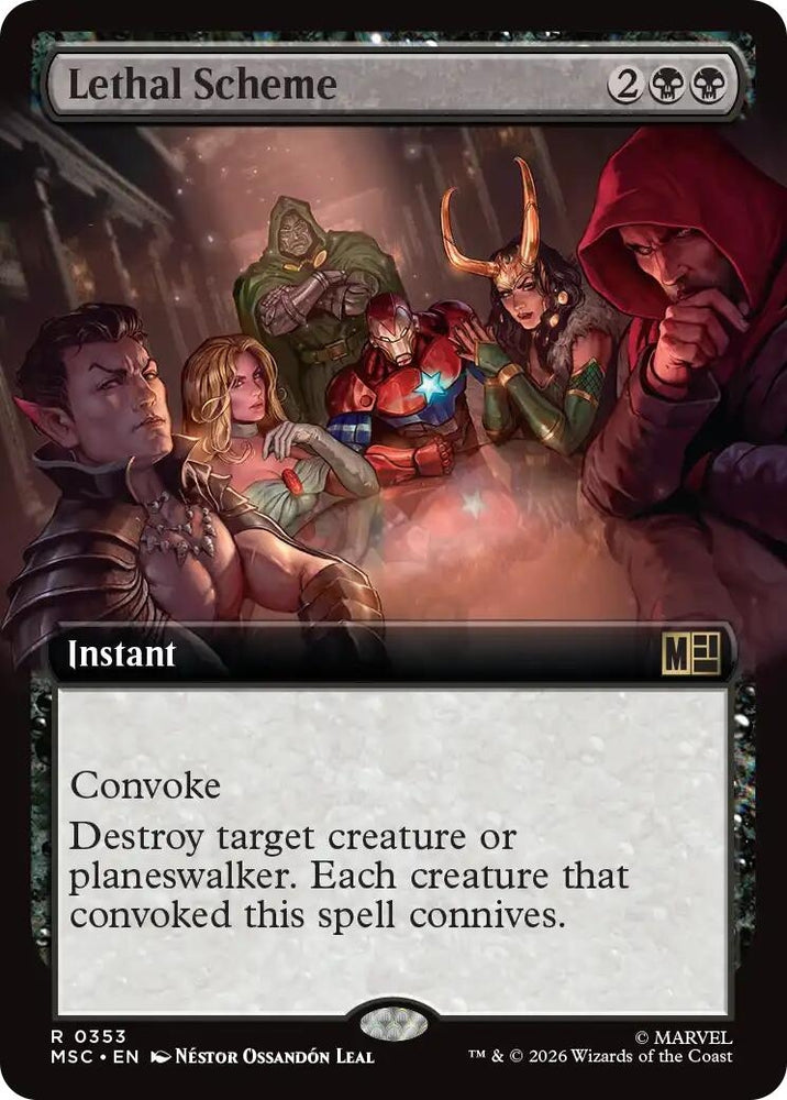 Image for Lethal Scheme (Extended Art) (353) (MSC) - Magic: The Gathering